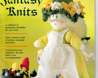 SIRDAR FANTASY KNITS : Rare Book to knit Mermaids, Witches & Fairies