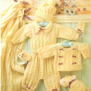 761 BABY LAYETTE/ Baby Set/ Shower Gift Pattern/ Knitting Pattern PDF Download
