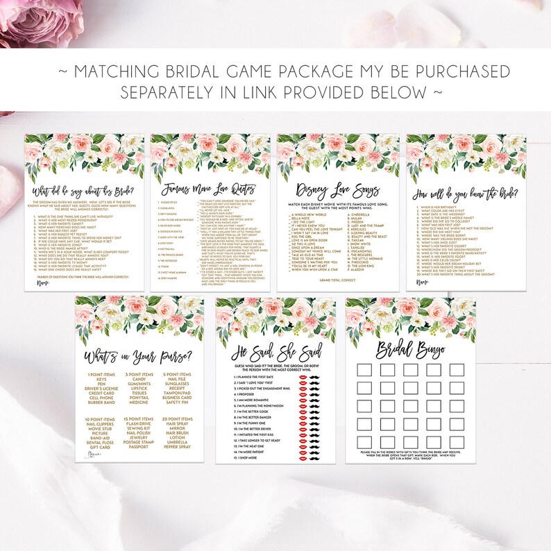 Blush Bridal Shower Invitation, Greenery Bridal Shower Invite Bridal Shower Template Editable Template Instant Download Boho Wedding LDC-BLU image 8