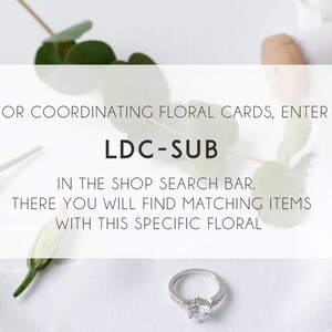 Bridal Shower Invitation Template, Floral Bridal Invite, Spring Bridal Shower Card, Instant Download, DIY Editable Invitation, LDC-SUB image 4