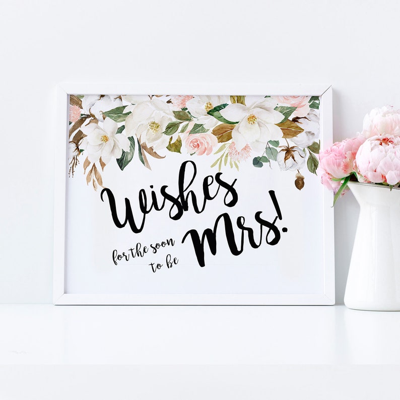 Bridal Shower Sign Pack Mimosa Bar Favors Gifts Table Sign