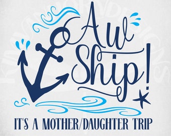Cruise Svg Aw Ship It S A Cousin S Trip Cut Files Etsy
