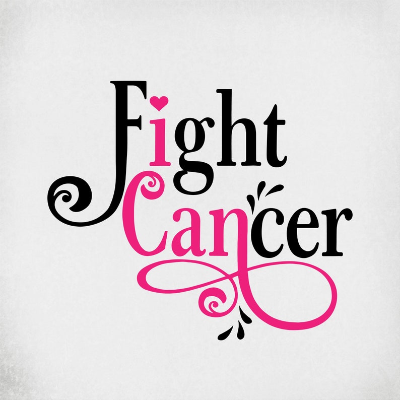 Download Cancer svg I Can Fight Cancer Cut Files For Cricut and | Etsy