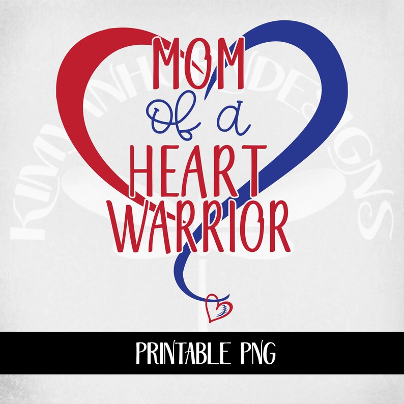 Heart Warrior Mom svg and dxf cut files. Printable png ...