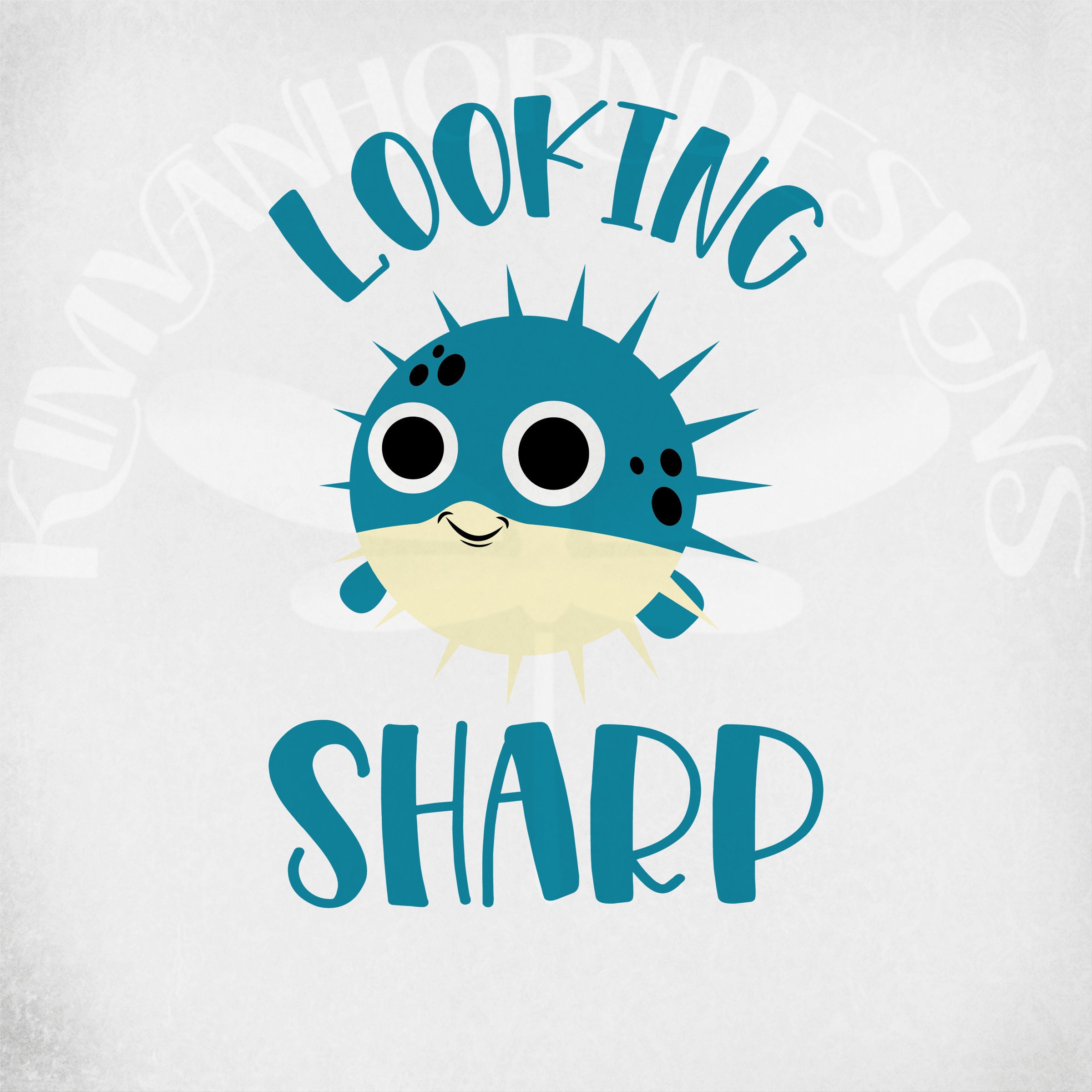 Download Lookin' Sharp svg Puffer Fish Cut Files work with | Etsy