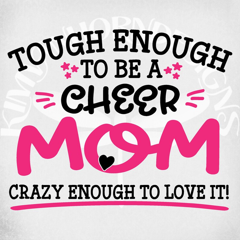 Download Cheer Mom svg Tough Enough To Be A Cheer Mom-Crazy Enough ...