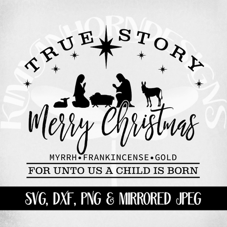 Download True Story svg DISTRESSED FONT Merry Christmas svg ...