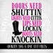 Knocking Boots Svg, Funny Country Svg, Doors Shuttin' Lights Cuttin ...