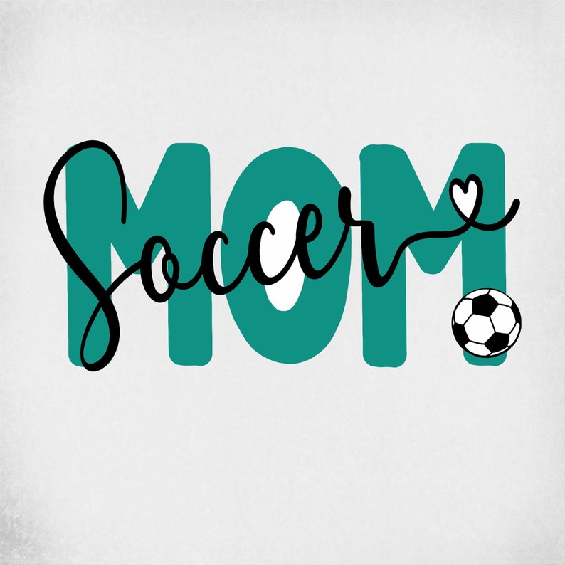 Download Soccer Mom svg Soccer Ball & Heart Cut Files for Cricut ...