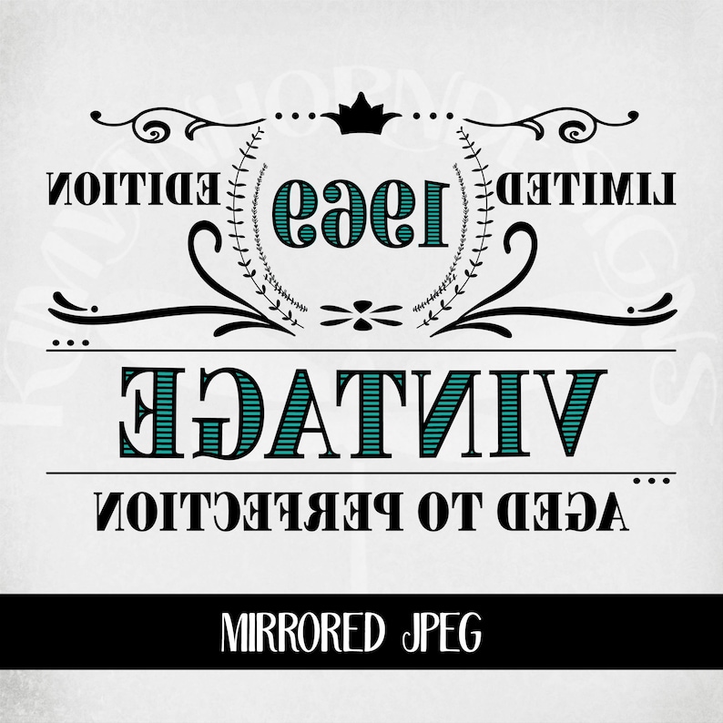 Download Vintage 1969 svg 50th Birthday svg Limited Edition Cut | Etsy