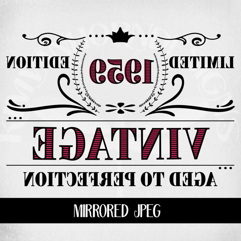 Download Vintage 1959 svg 60th Birthday svg Limited Edition Cut | Etsy