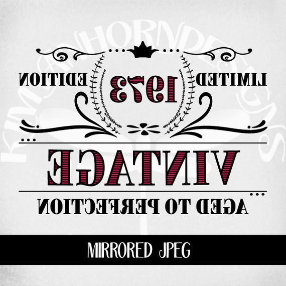 Download Vintage 1973 Svg Birthday Svg Limited Edition Cut Files Etsy