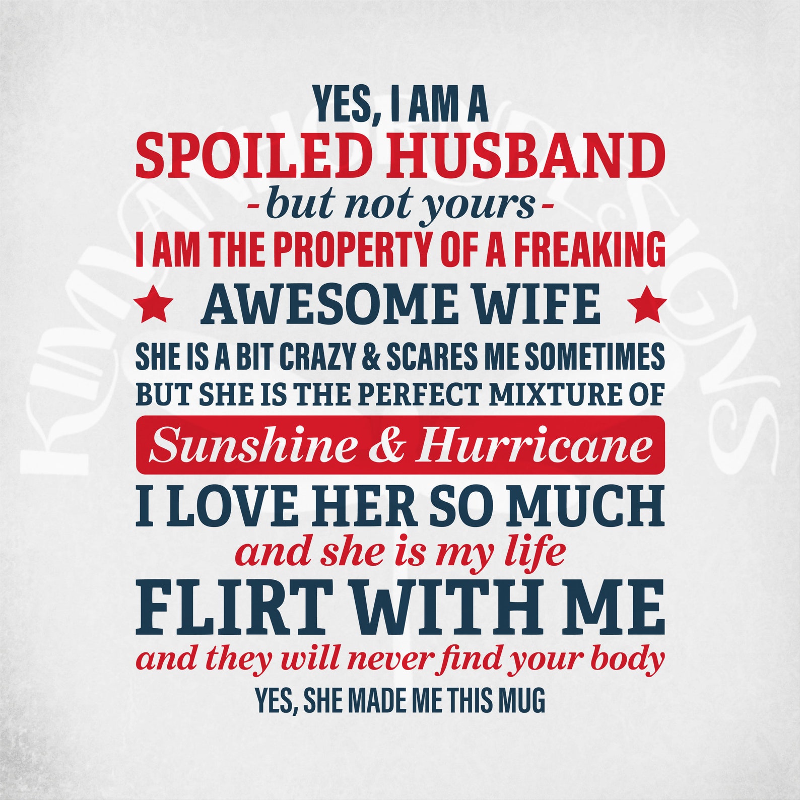 Download Spoiled Husband svg Father's Day svg Awesome Wife svg | Etsy