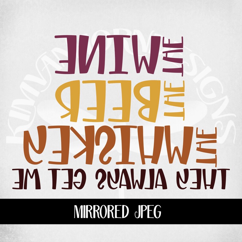 Wine Beer Whiskeythey Get Me Svg & Dxf Cut Files. Printable Etsy