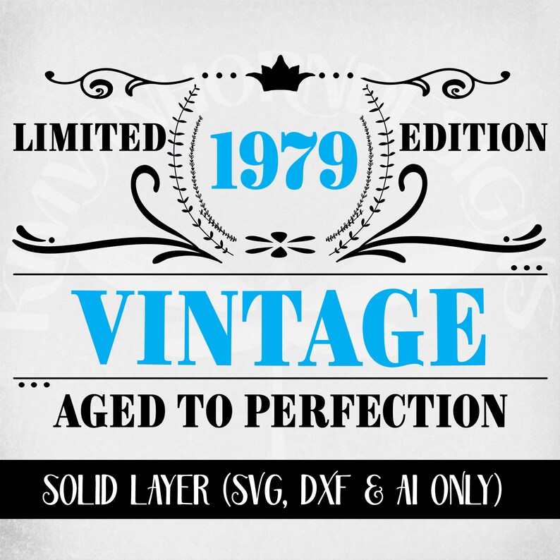 Download Vintage 1979 svg 40th Birthday svg Cut Files Birthday svg ...