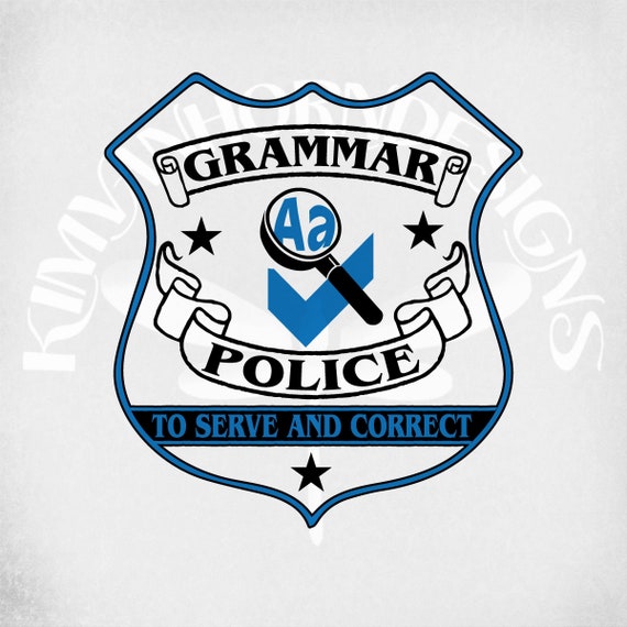 GRAPHICS & MORE Grammar Police Badge Funny Home Business Office Sign GRAPHICS & MORE Grammar Police Badge Funny Home Business Office Sign