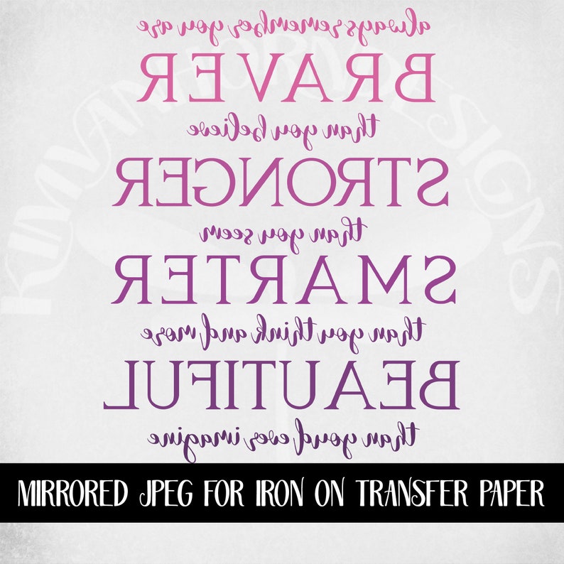 Free Free 128 You Are Braver Than You Believe Quote Svg SVG PNG EPS DXF File