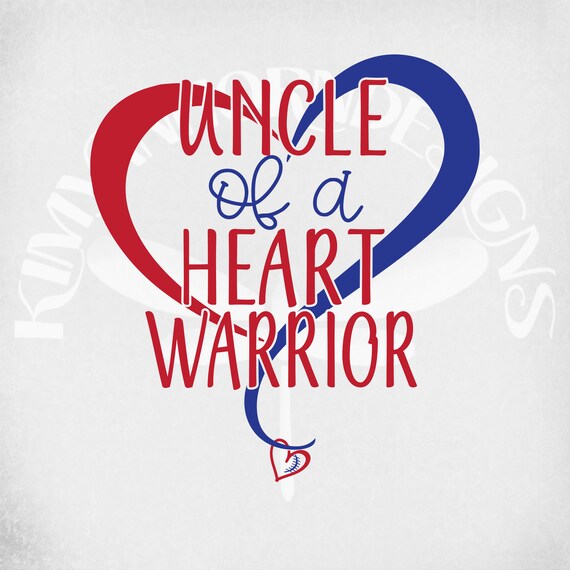 Download Heart Warrior Uncle Svg Dxf Cut Files Printable Png Etsy