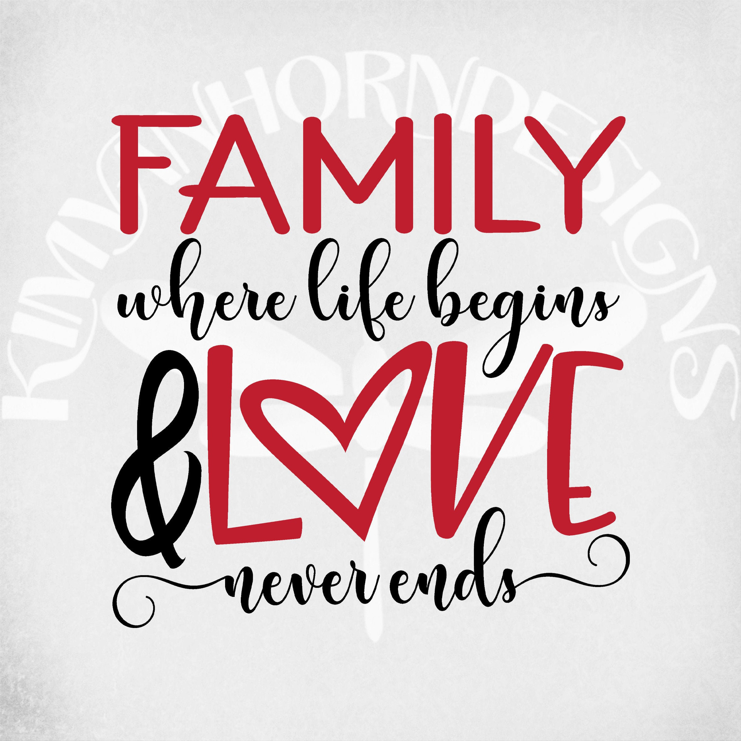 Download Family Svg Family Where Life Begins Love Never Ends Svg Etsy
