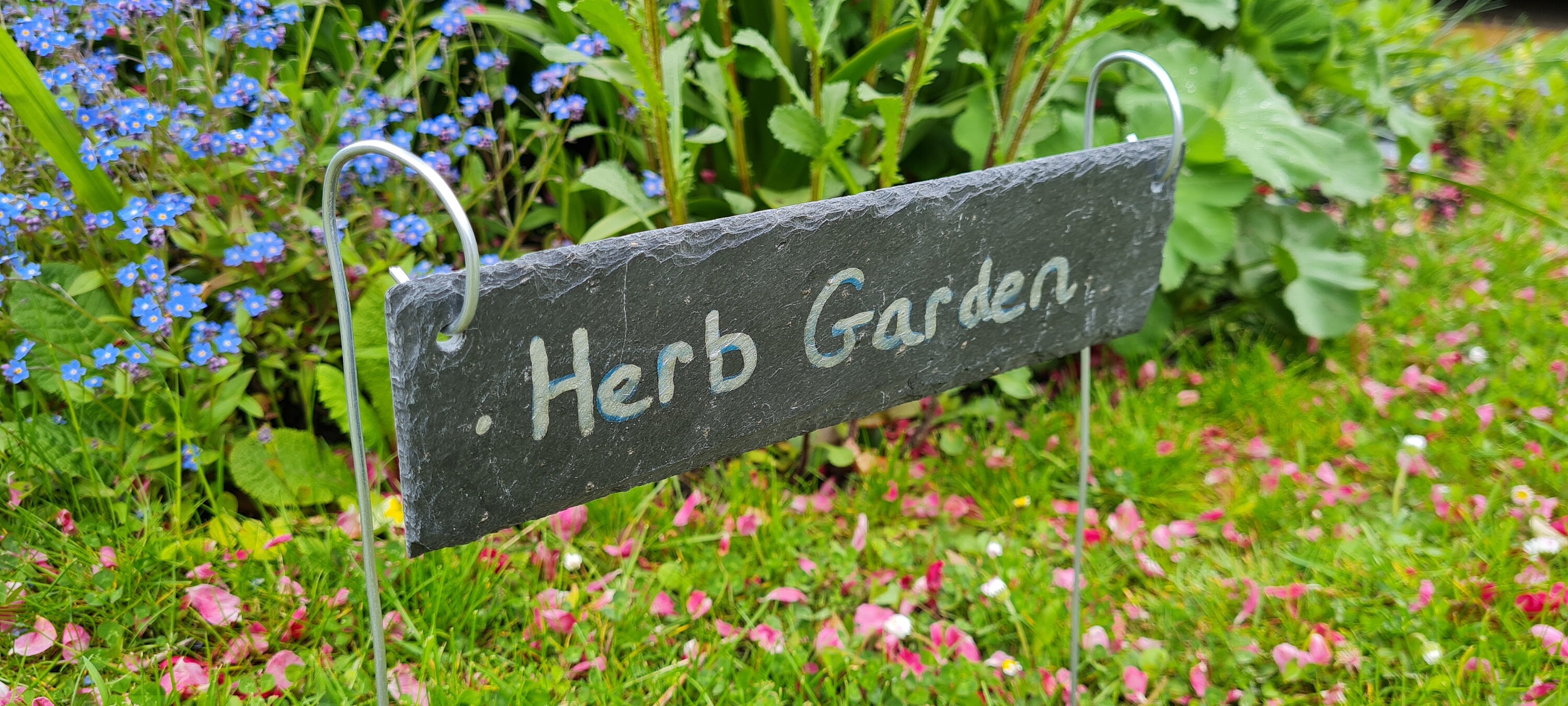 Long Natural Slate Garden Plant Labels Markers Label Tags Etsy