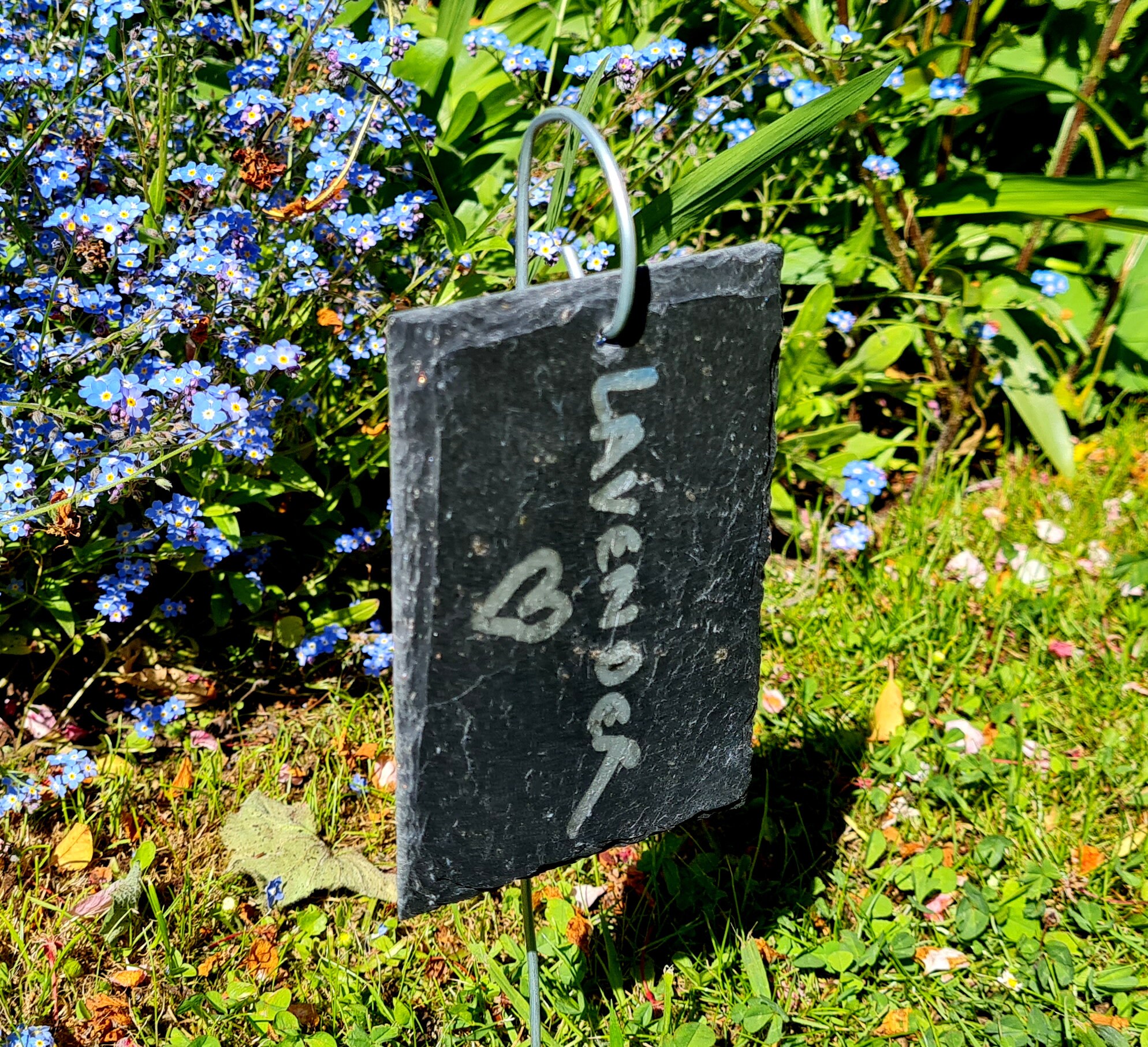 Slate Hanging Plant Name Tags Labels Tag Plant Markers Garden Etsy