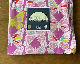 Moonlit Layer Cake: Cotton and Steel, 40 10-inch Squares