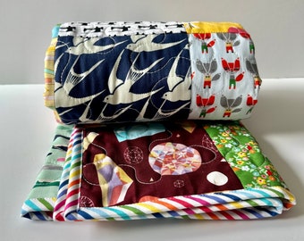 Handmade I Spy Baby Quilt: Montessori Sensory Tummy Time Quilt