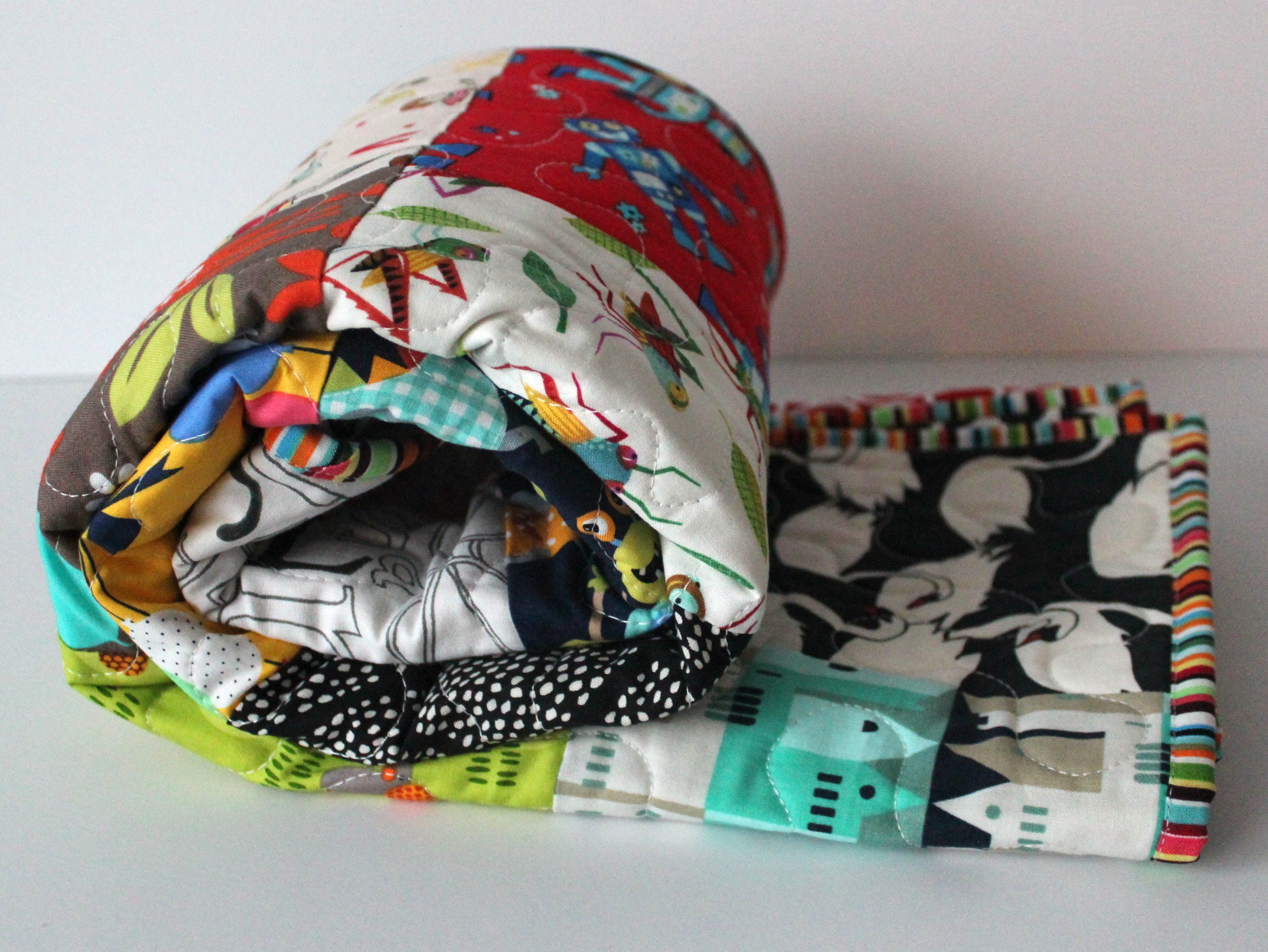 Modern Baby Quilt Stroller Quilt I Spy Quilt Homemade Baby Etsy UK