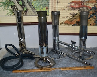 4 Lab Bunsen Burners