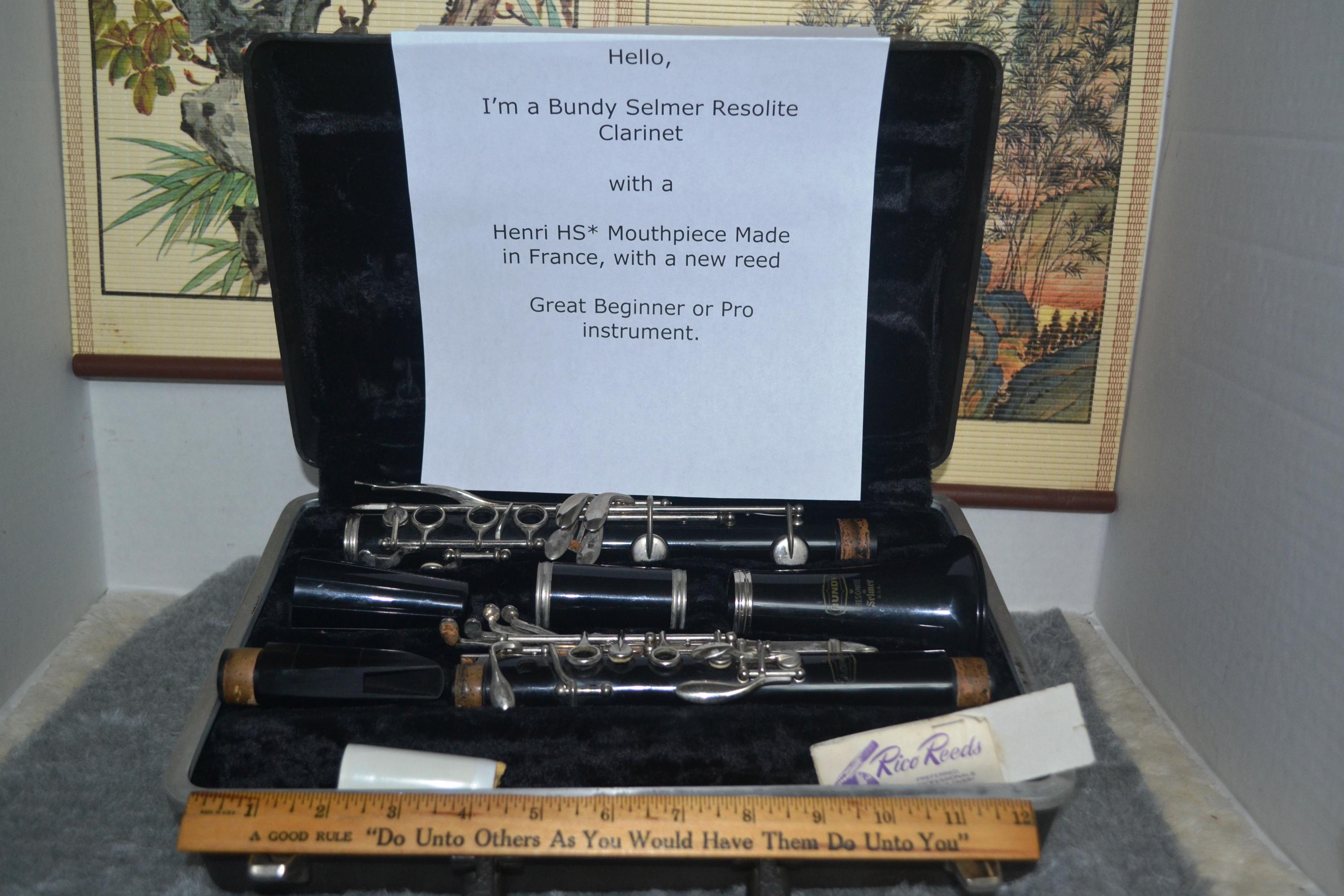 Bundy Resonite Selmey製 クラリネット Bundy Clarinet - Etsy