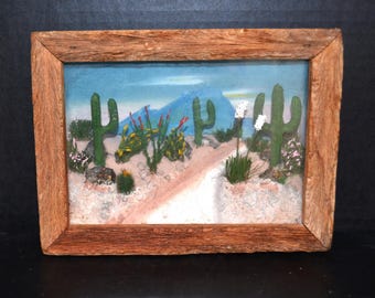 1940s Unique Arizona Desert Diorama Exec!!