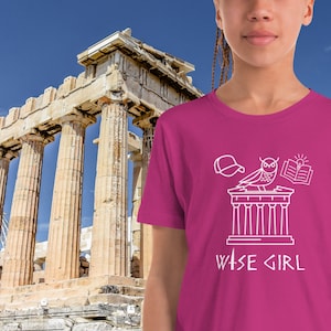 Wise Girl Youth Short Sleeve T-Shirt - Annabeth Chase - Greek