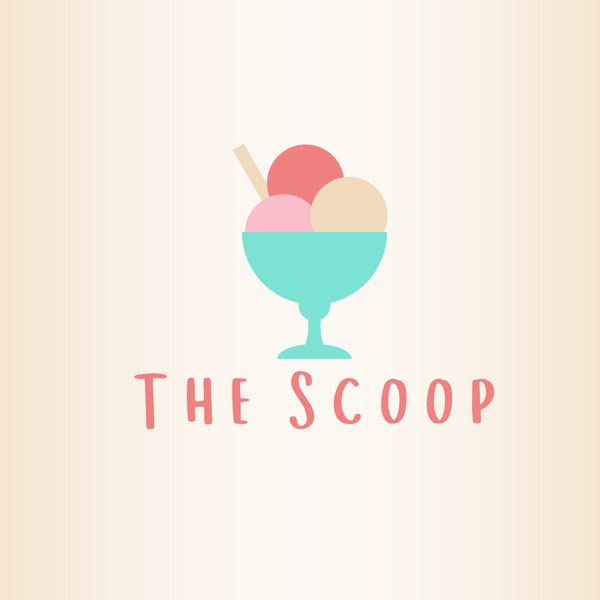 Brand Identity Template Package for Ice Cream Shop or Color Psychology "Spring" Businesses