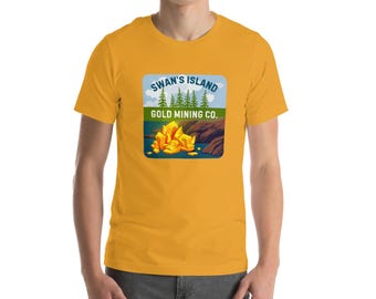 Adult Swan's Island Gold Mining Co T-Shirt