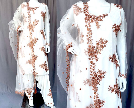 Net punjabi dress patterns sales