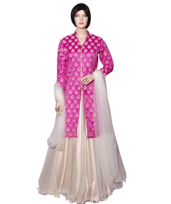 banarasi kurti lehenga