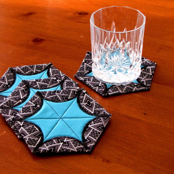 Quilted Coasters, set of 4