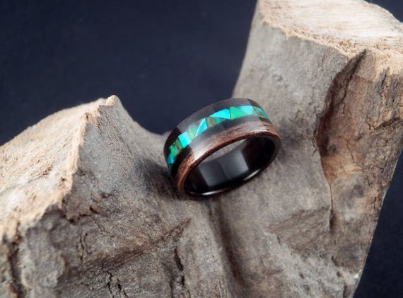 Ebony wood ring deals