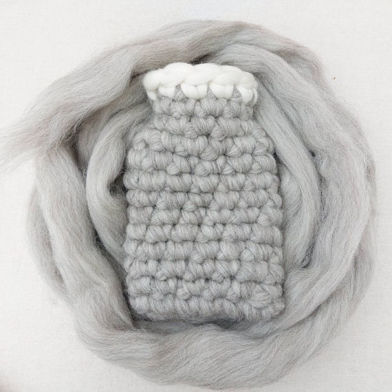 Mini Shetland Wool Hot Water Bottle 0.5 Litre 