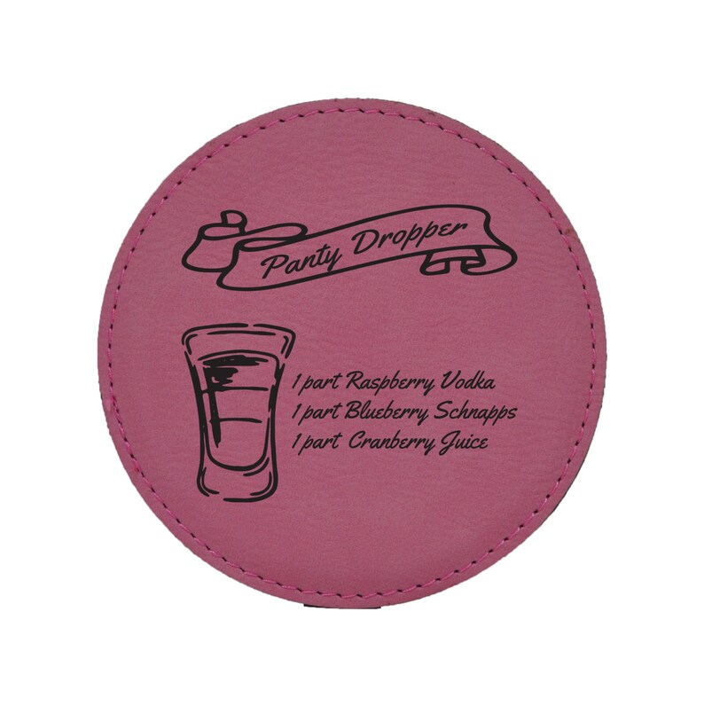 Panty Dropper Drink Coasters Shots Mixed Drink Recipies Etsy