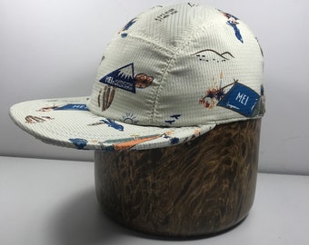 CraftCap Five Panel MEI Huntington Beach California Head Wear Reconstructed