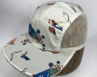 CraftCap Five Panel MEI Huntington Beach California Head Wear Ricostruito 2