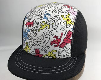 Cappello a cinque pannelli Keith Haring CraftCap personalizzato