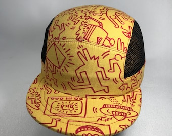 Cappello a cinque pannelli Keith Haring CraftCap personalizzato