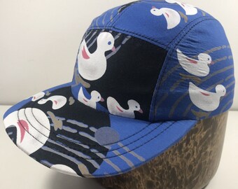 Duck CraftCap Five Panel Hat Yukata Custom Head Wear Reconstructed