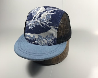 Japan Five Panel Hat - Reconstructed Custom Headwear
