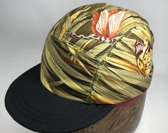 CraftCap Five Panel Hat Custom Butterfly