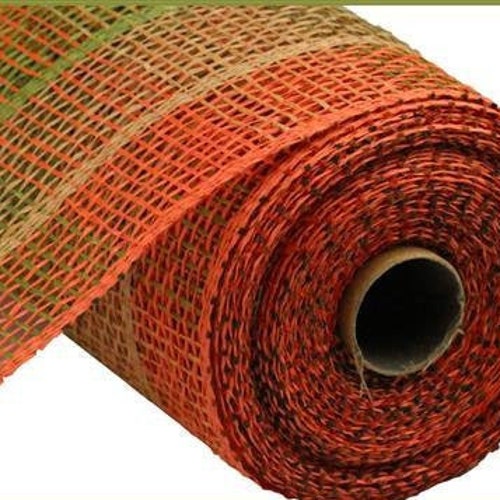 10 Poly Burlap Mesh Yellow Etsy