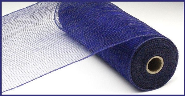 Navy Blue Deco Mesh 10 Inch, Navy Blue Deco Mesh, Deco Mesh For Wreat…