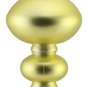 Finial Ornament 10&quot; Long Matte Gold Christmas Ornament for Wreath, Wreath Attachment, Christmas, Finial Christmas Ornament, Finial